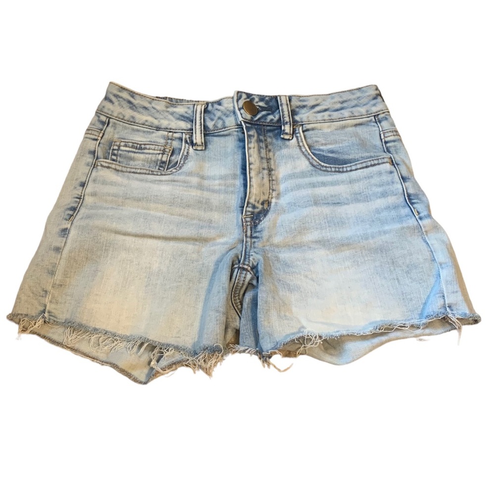 American Eagle Outfitters Super Stretch  Hi-Rise Shorties Sz 4